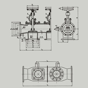 Marine Cast Iron Flanged Singlerow Suction Stop Valve Case GB/T1854-1993