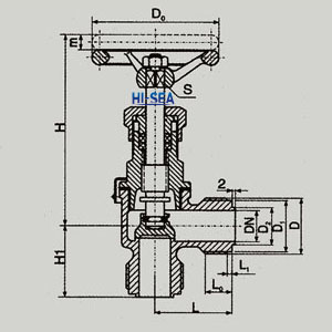 Marine Bronze Low Pressure Male Screw Thread Stop Check Valve GB/T1953-1984