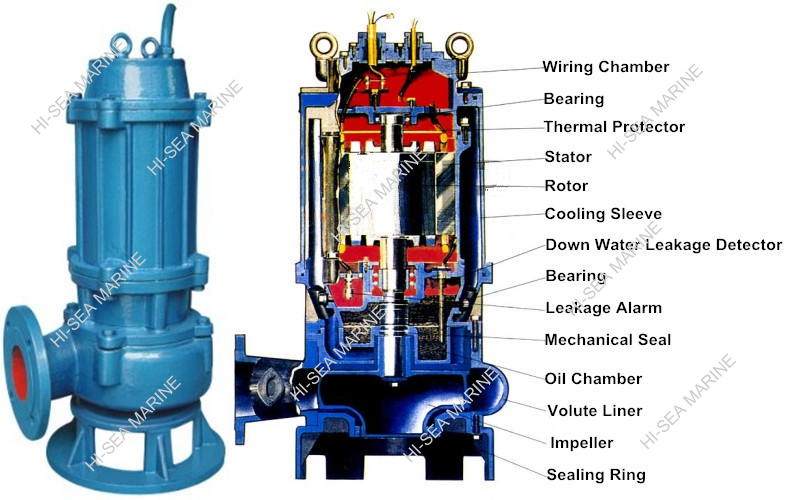 CQW Marine Submersible Sewage Pump
