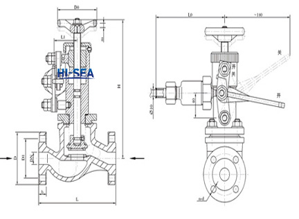 Marine Cast Steel Quick closing valve GB/T5744-1993
