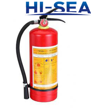 6L portable water based fire extinguisher
