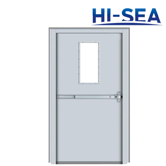 A60 Fireproof Single -Leaf Steel Door 