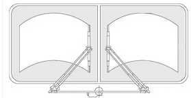 Opposed Marine Wiper System