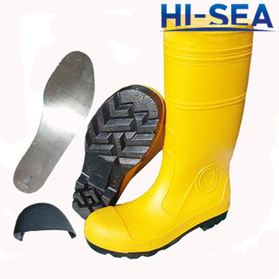 Chemical Protective PVC Fire Safety Boots