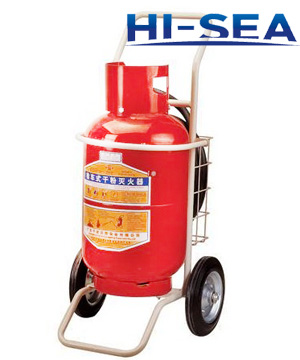 Dry powder wheeled fire extinguisher MFZ50