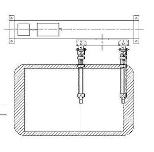 Double-Armed Straight Line Marine Wiper