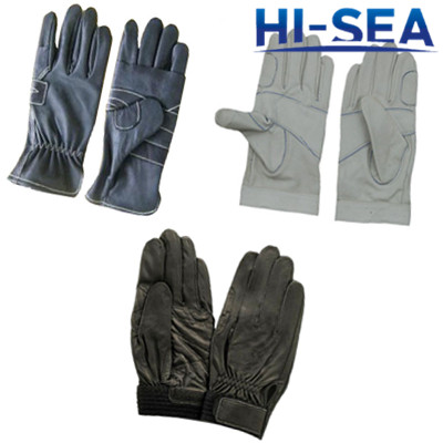 Fire Fighting Leather Gloves