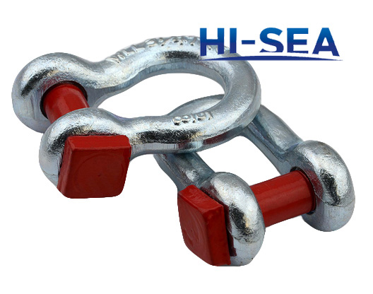 Forged Steel Trawling Shackle with Square Head Pin
