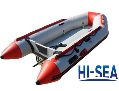 Inflatable sport boat with VIB floor