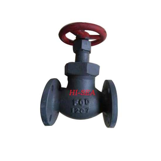 Marine Cast Ductile Iron Globe valve JIS F7323(C) 16k