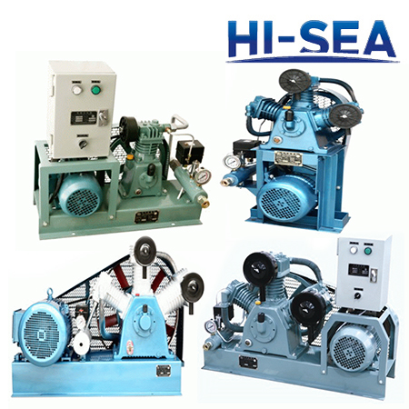 Marine Low Pressure Air-cooled Series Air Compressor with Automatic Control Unit
