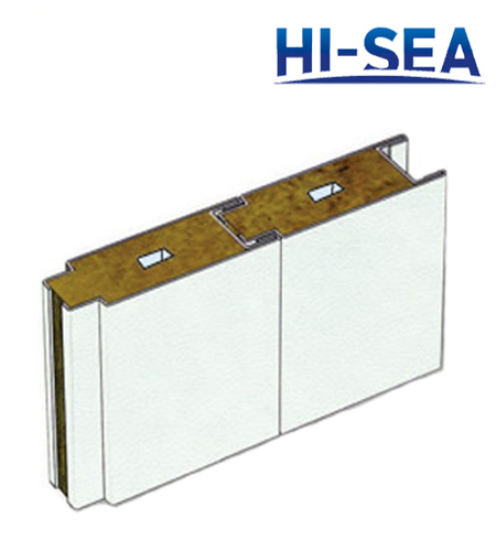 Type A Composite Rock Wool Wall Panel with Cable Slot