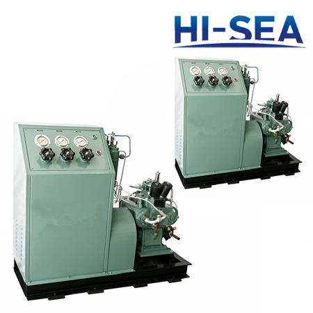 Marine Horizontal High Pressure Water-cooled Air Compressor