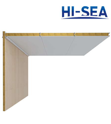 Type A Composite Rock Wool Ceiling Panel
