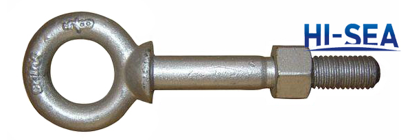 Forged Carbon Steel US Type Regular Nut Eye Bolt 