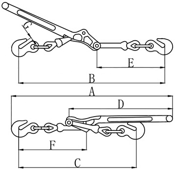 US Type Standard Lever Type Load Binder