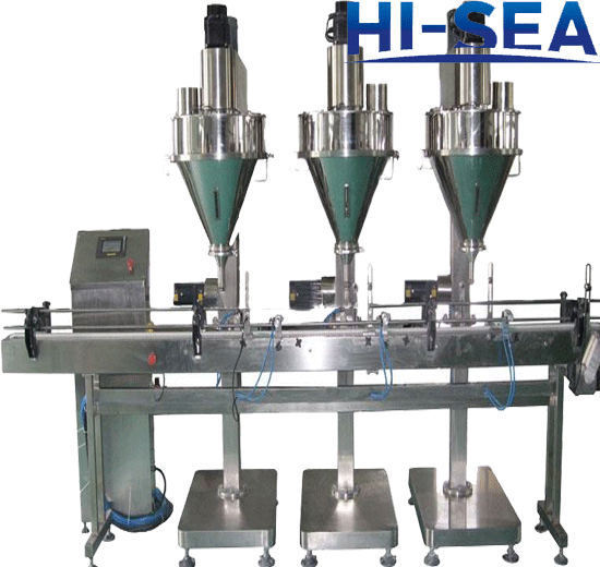 Automatic Powder Fire Extinguisher Filling Product Line