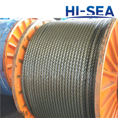Compacted steel wire rope 636