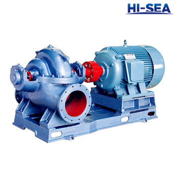 CWS Marine Double Suction Mid-open Horizontal Centrifugal Pump