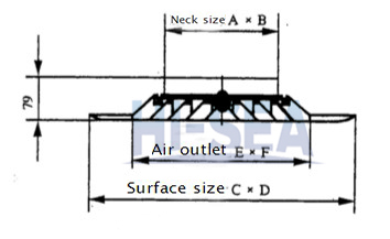 Galvanized Steel Diffusion Outlet
