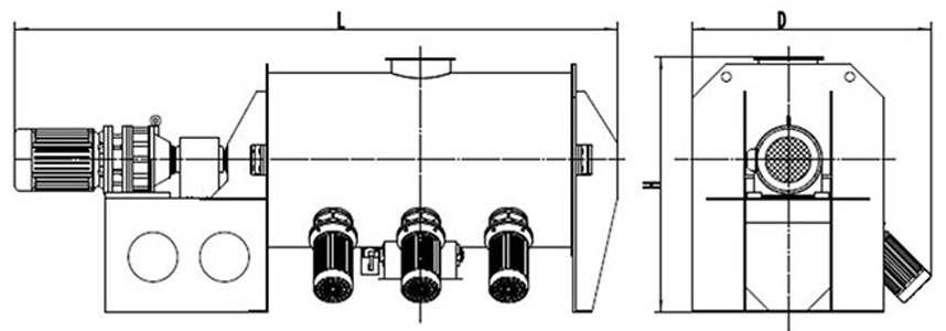 Dual-shaft Paddle Mixer