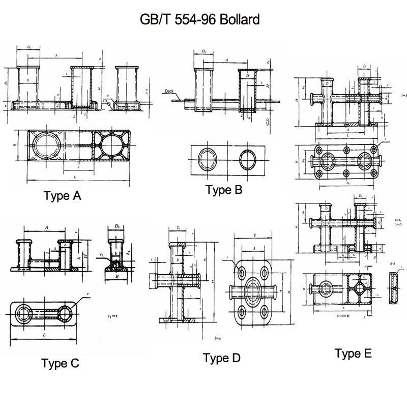 GB T554-96 Marine Bollard
