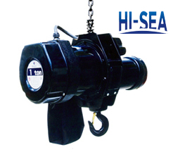 Staged Used Electric Chain Hoist