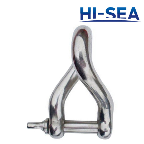 Stainless Steel Twist Shackle with Screw Pin